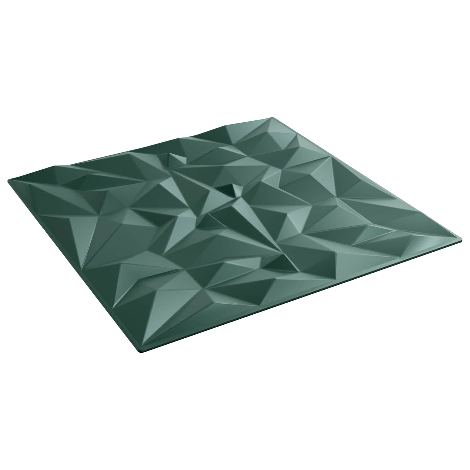 Seinäpaneelit 48 Pcs Ametistivihreä 50 X 50 Cm Xps Vaahdon