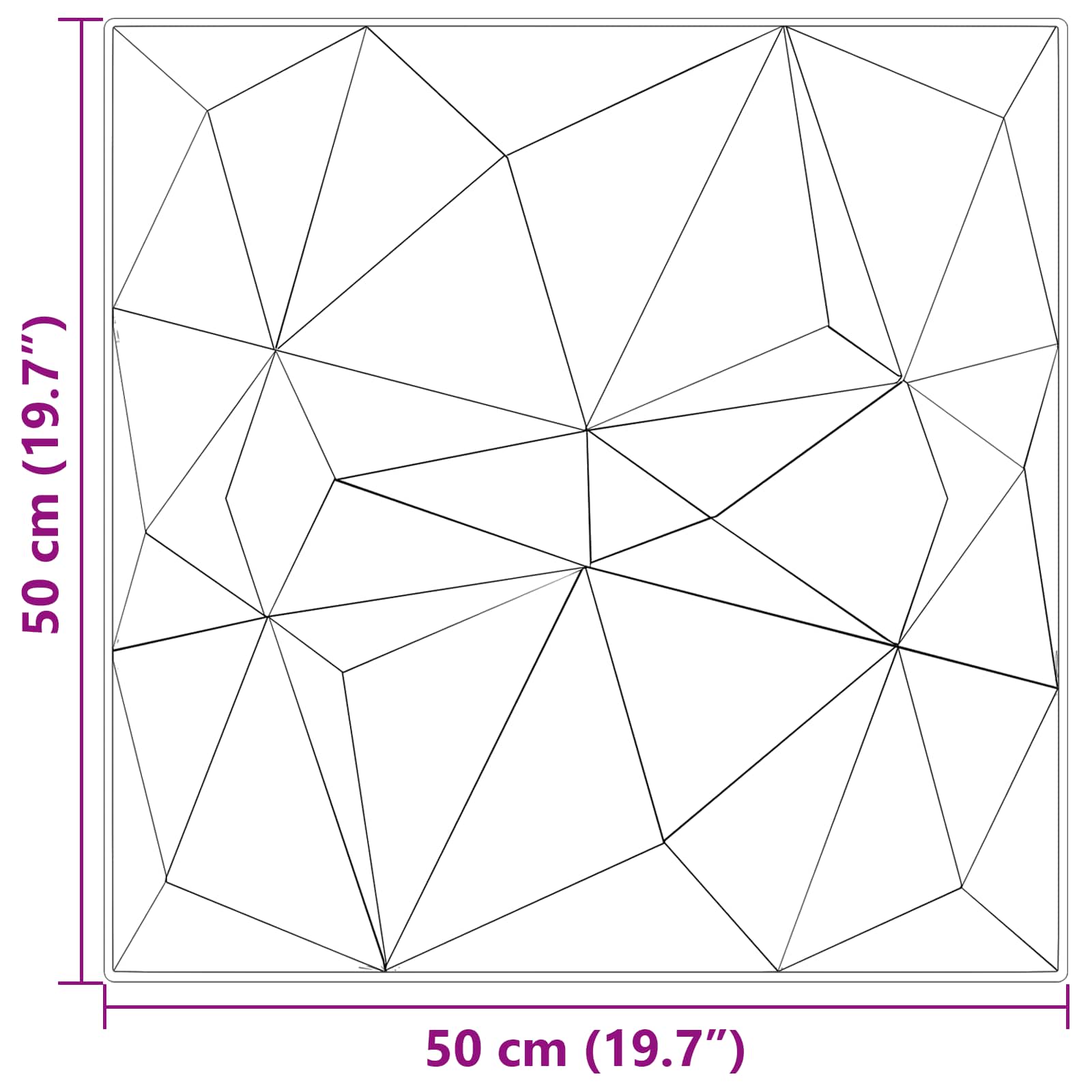 Seinäpaneelit 12 Pcs Timanttivihreä 50 X 50 Cm Xps Vaahdon
