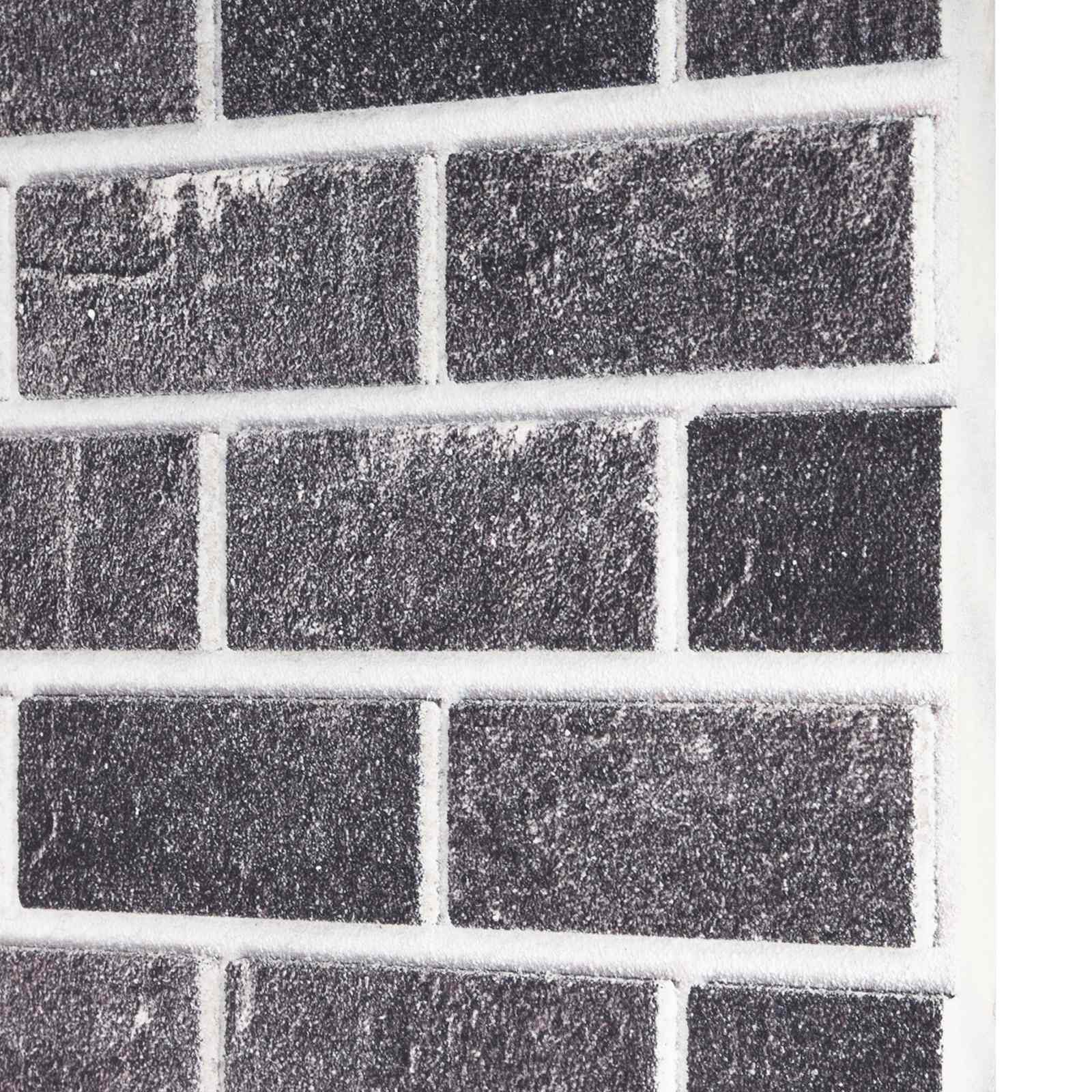 Seinäpaneelit 10 Pcs Mustat Ja Harmaa 100 X 50 Cm