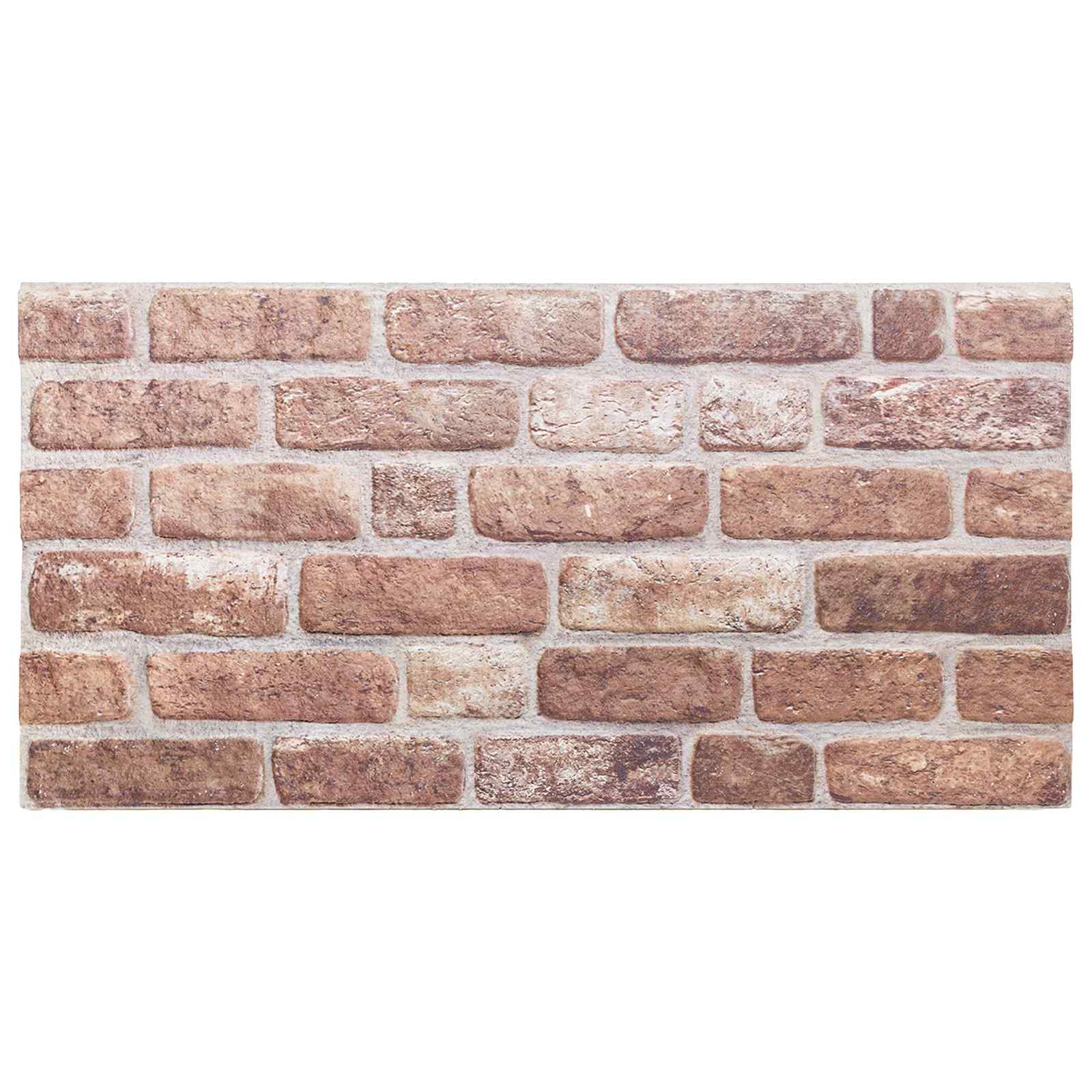 Seinäpaneelit 10 Pcs Ruskea 100 X 50 Cm Eps Vaahtomuovi