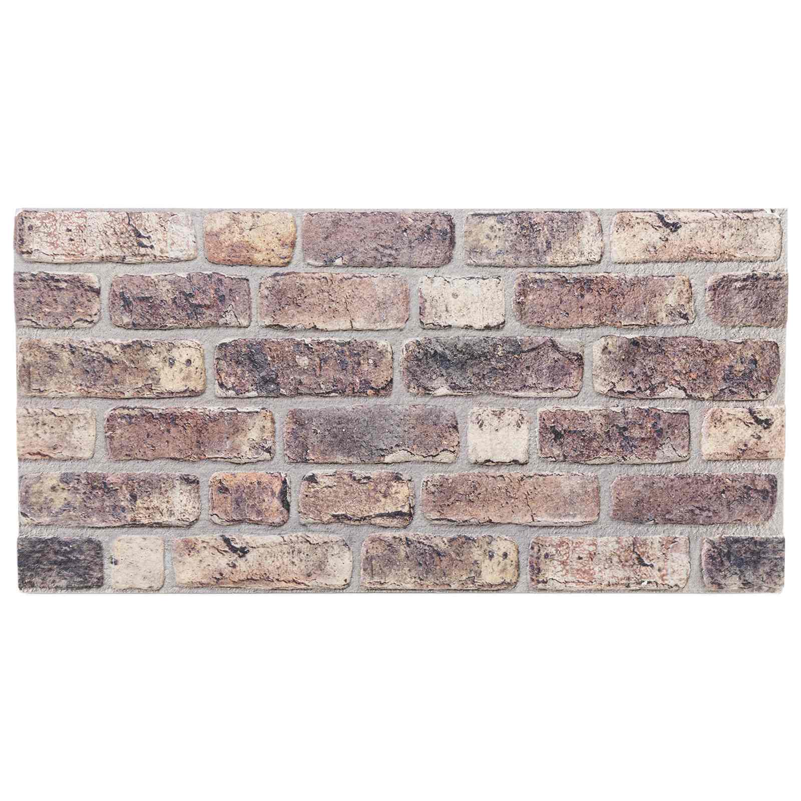 Seinäpaneelit 10 Pcs Tumma Ruskea 100 X 50 Cm Eps Vaahtomuovi