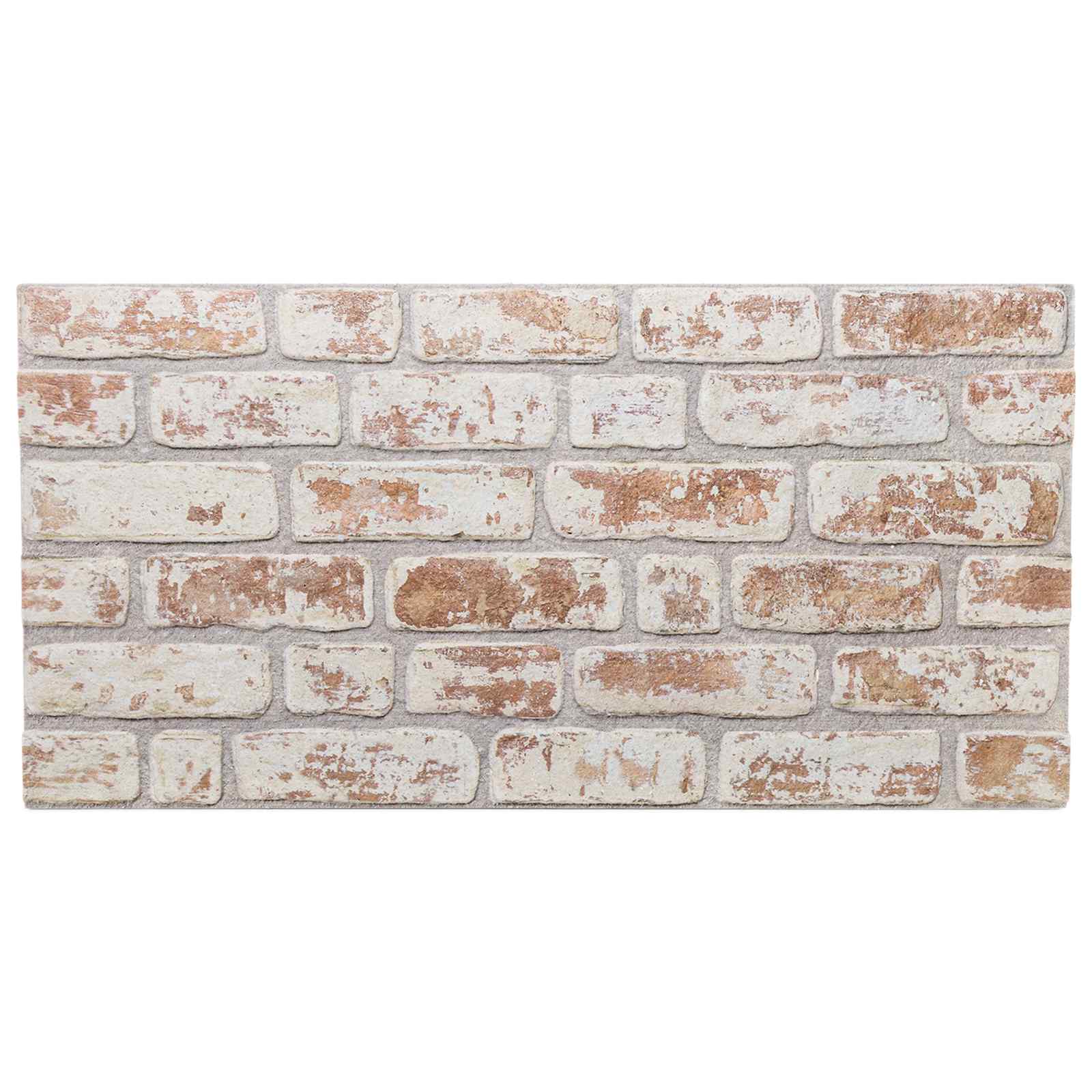 Seinäpaneelit 10 Pcs Punainen Ja Valkoinen 100 X 50 Cm