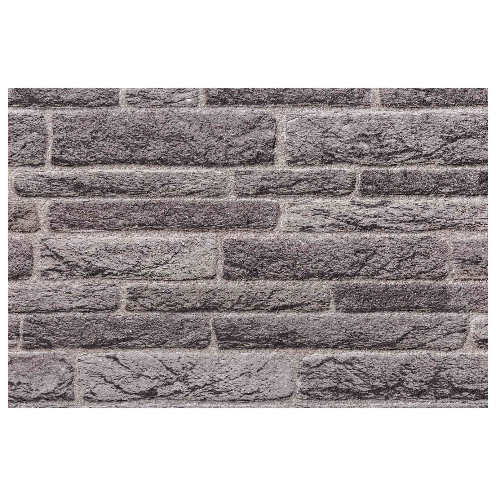 Seinäpaneelit 10 Pcs Antrasiitti 100 X 50 Cm Eps Vaahtomuovi