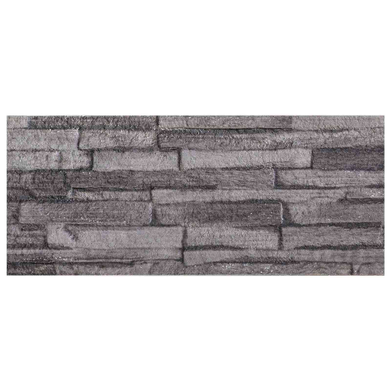 Seinäpaneelit 10 Pcs Antrasiitti 100 X 25 Cm Eps Vaahtomuovi