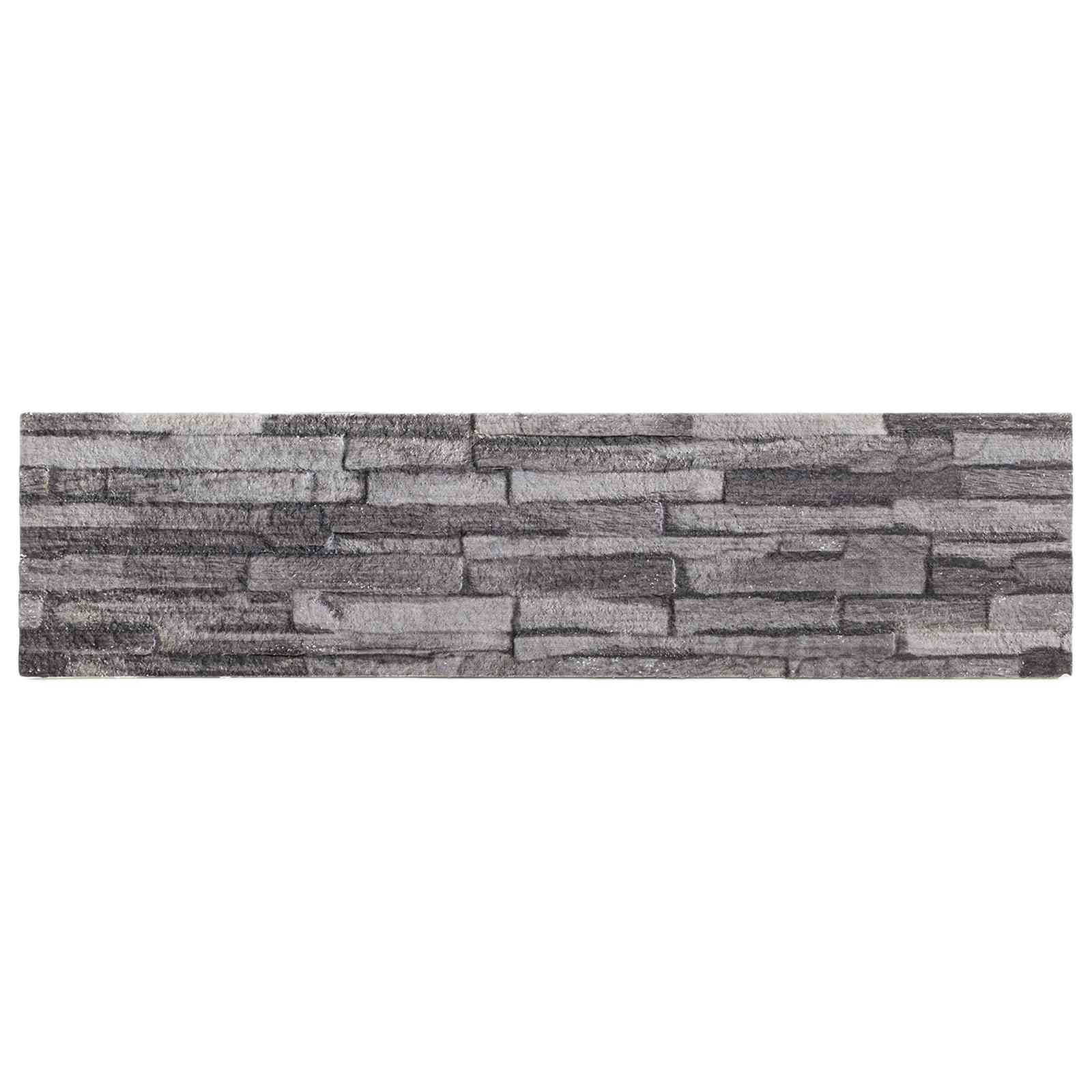 Seinäpaneelit 10 Pcs Antrasiitti 100 X 25 Cm Eps Vaahtomuovi
