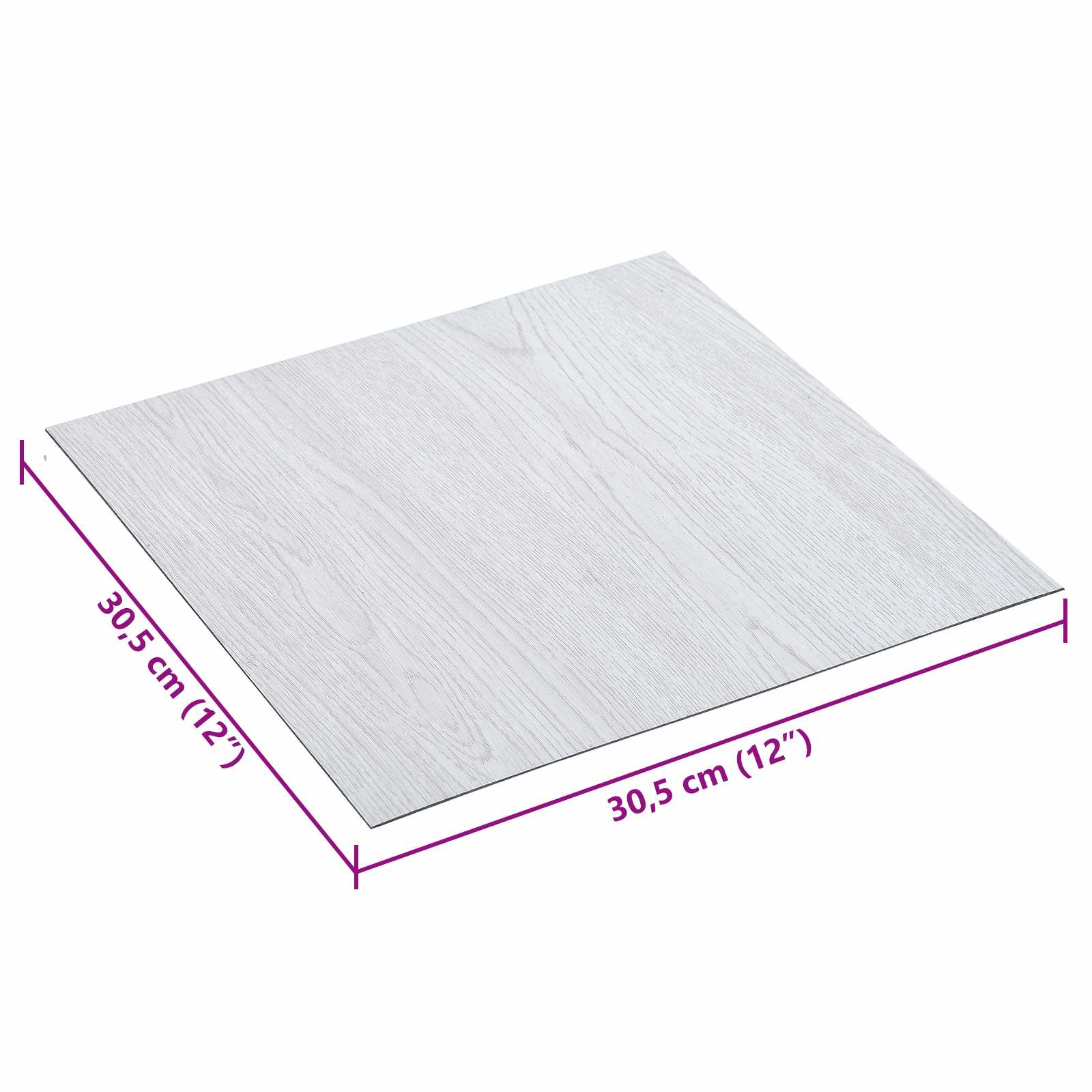 Itsekiinnittyvät Lattialankut 30,5 X 30,5 Cm 20 Pcs