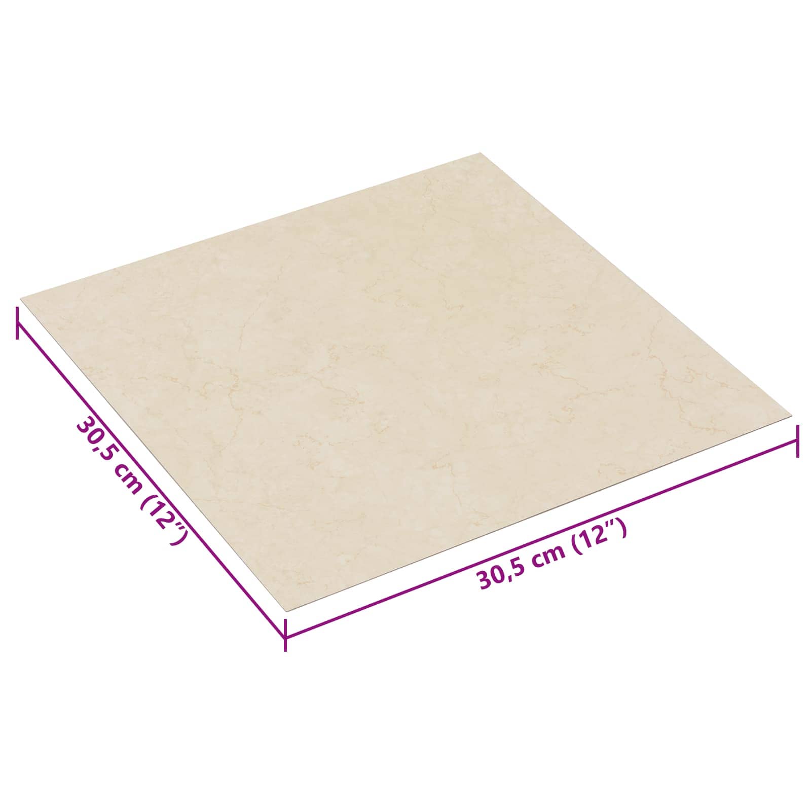 Itsekiinnittyvät Lattialankut 30,5 X 30,5 Cm 20 Pcs