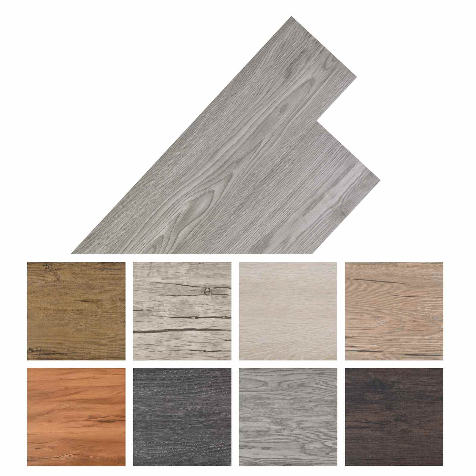 Itsekiinnittyvät Pvc-Lankut 30,5 X 61 Cm 28 Pcs