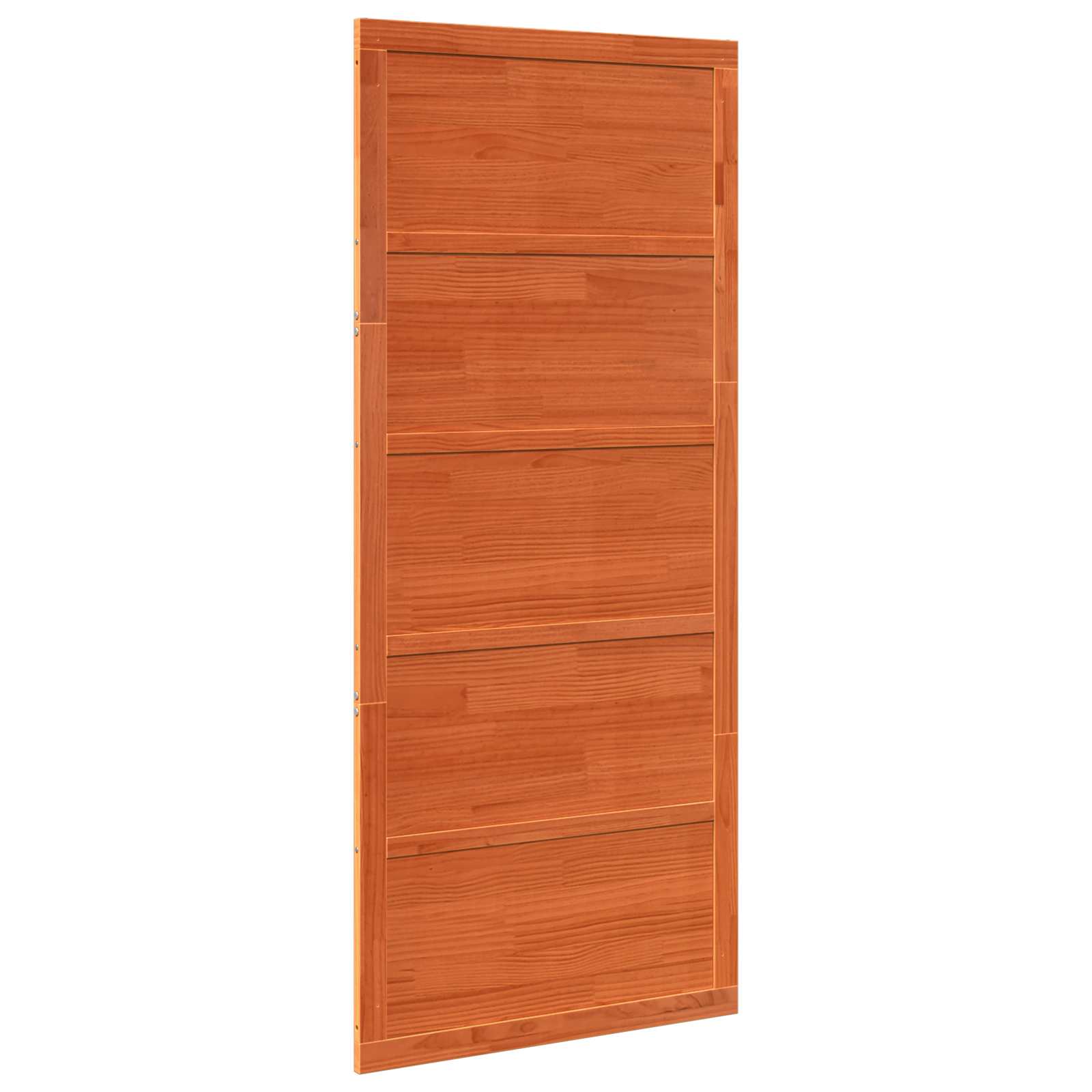 Ladon Ovi Vahanruskea 90 X 2,5 X 208 Cm Täysi Mänty
