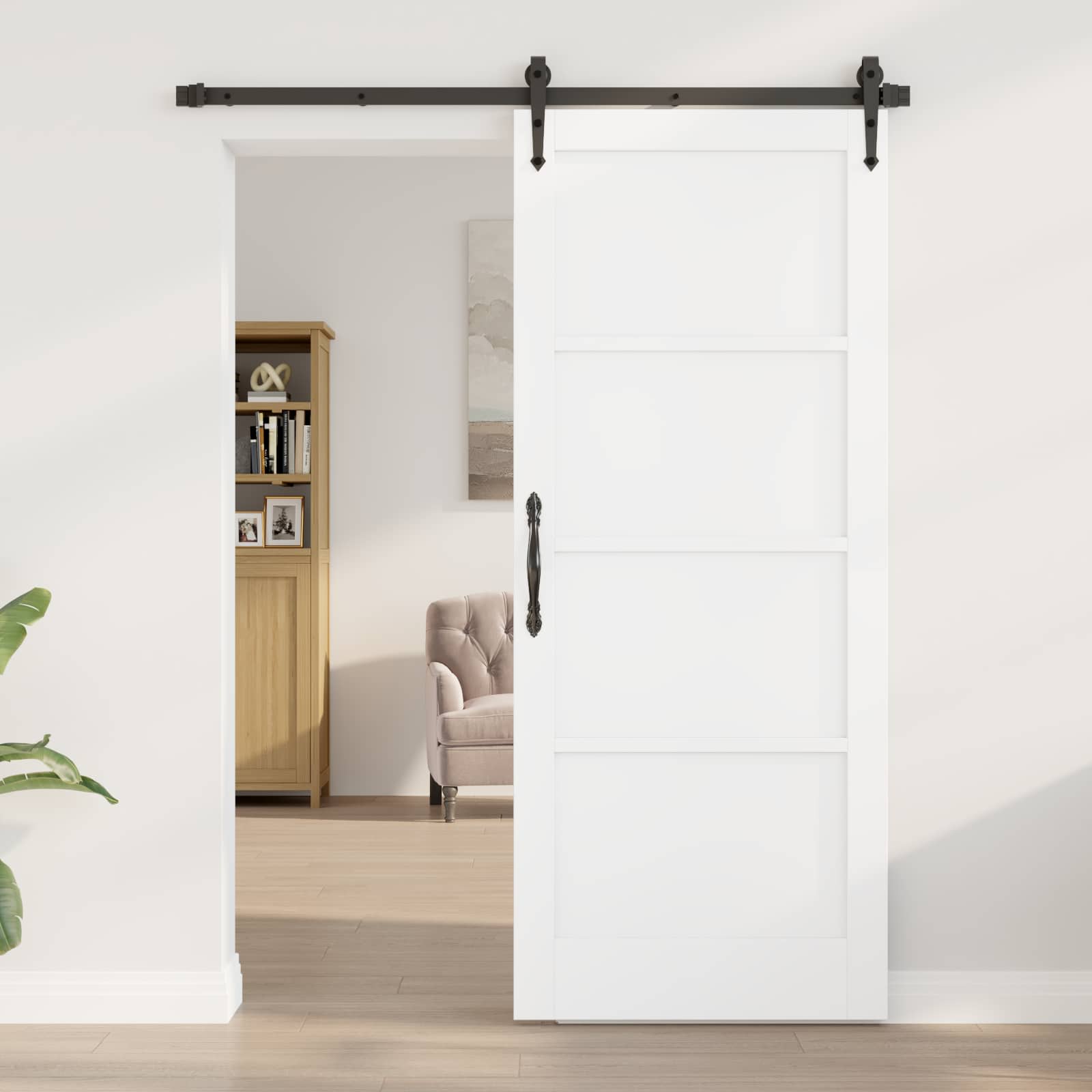 Sisäovi Valkoinen 83 X 202 Cm Vaneri