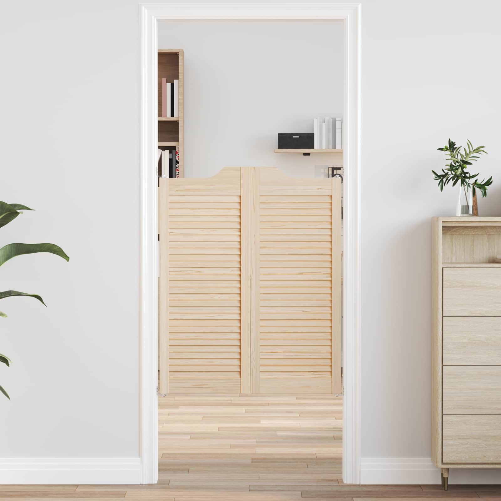 Kääntöovet Luonnollinen 100 X 40 Cm Täysi Mänty