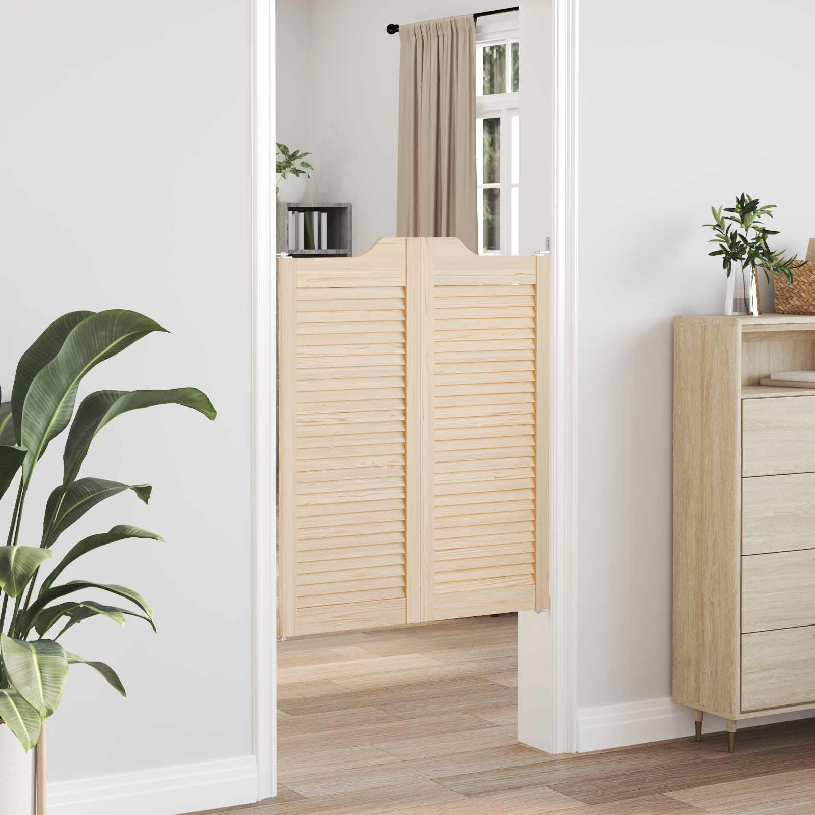 Kääntöovet Luonnollinen 100 X 40 Cm Täysi Mänty