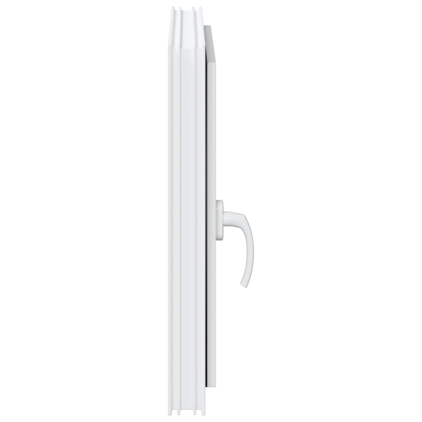 Kellari-Ikkuna Risor 60 X 60 Cm Pvc Ja Lasi Valkoinen