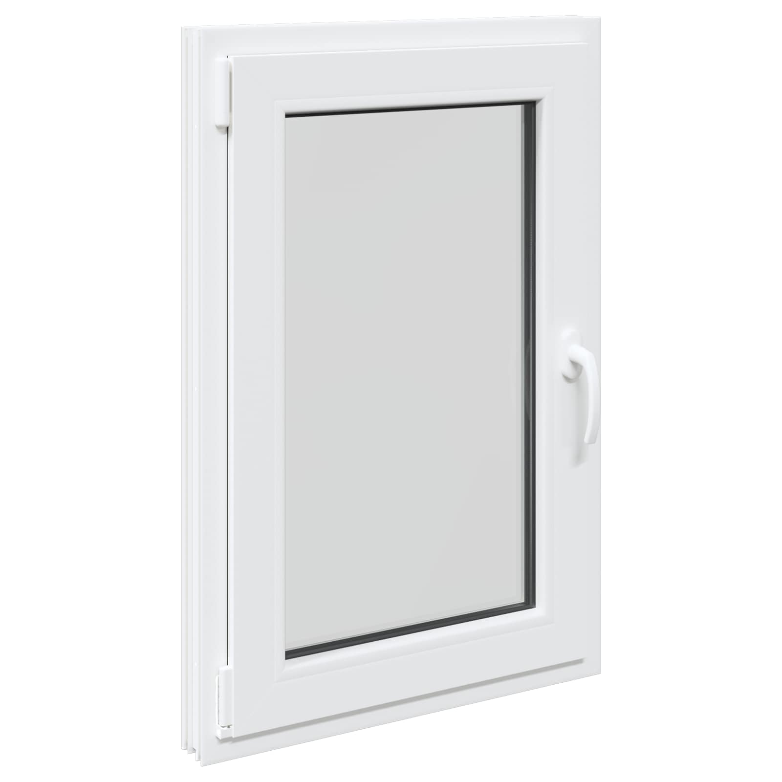 Kellari-Ikkuna Risor 60 X 100 Cm Pvc Ja Lasi Valkoinen