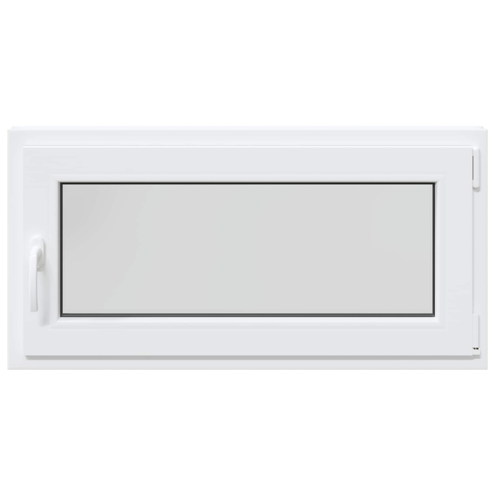 Kellari-Ikkuna Risor 100 X 50 Cm Pvc Ja Lasi Valkoinen
