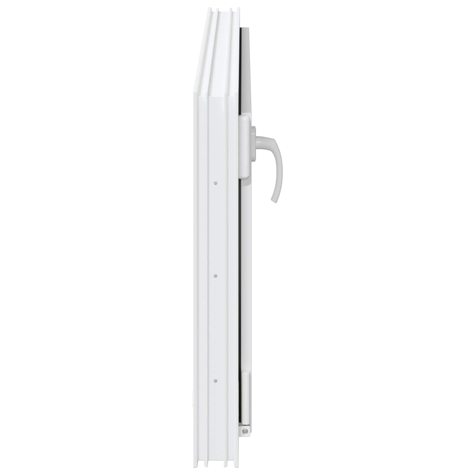 Kellari-Ikkuna Risor 100 X 50 Cm Pvc Ja Lasi Valkoinen