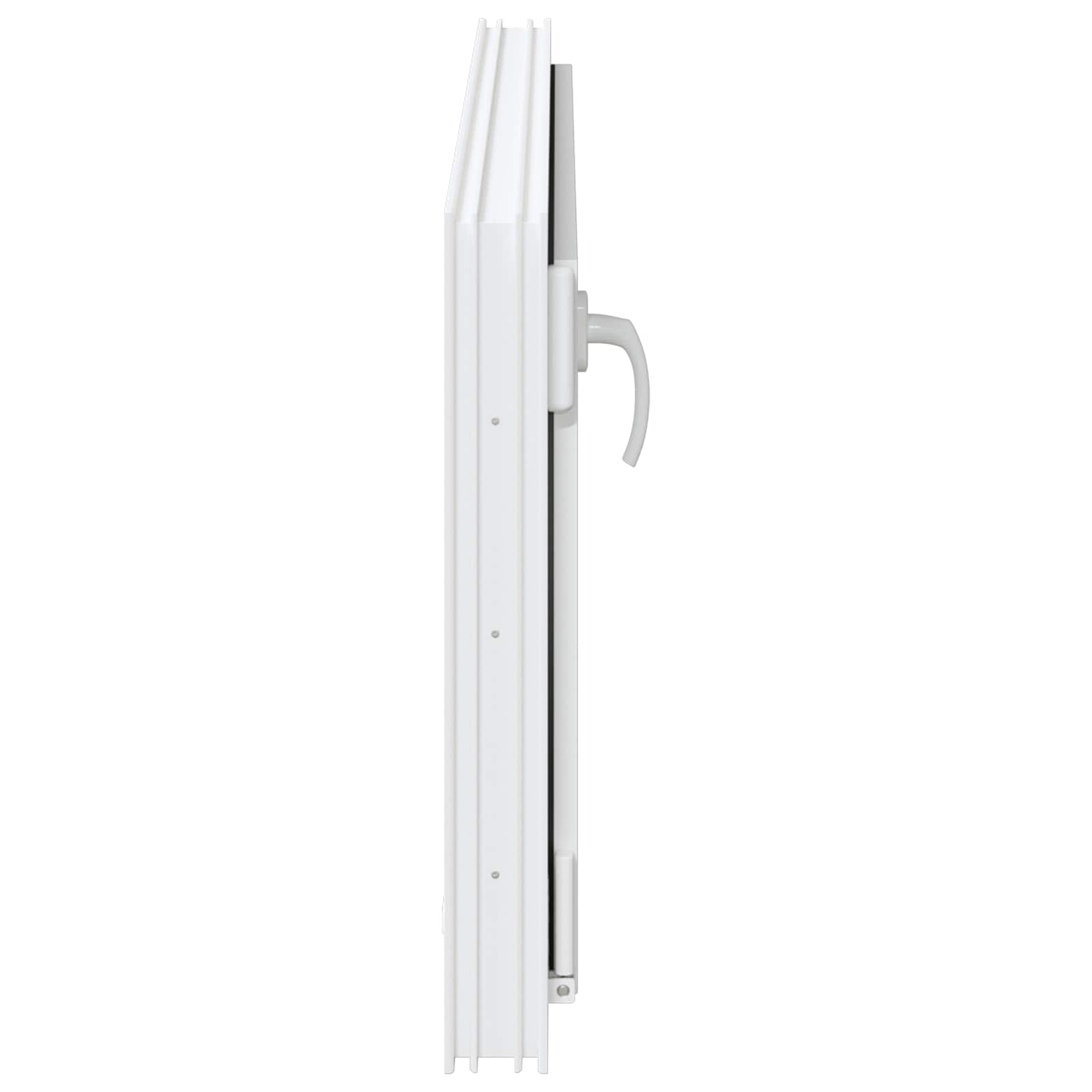 Kellari-Ikkuna Risor 100 X 50 Cm Pvc Ja Lasi Valkoinen