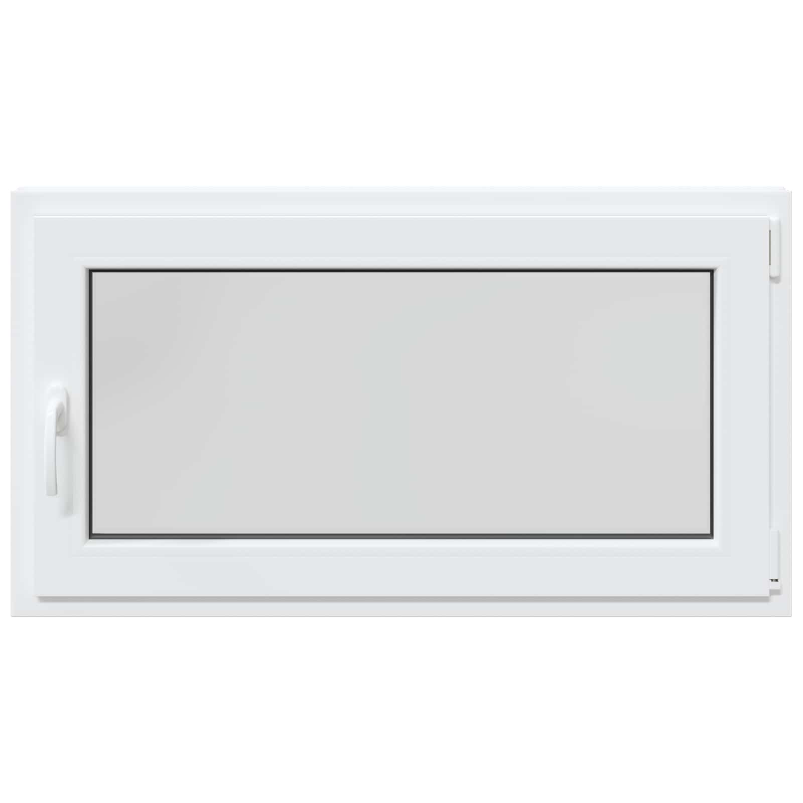 Kellari-Ikkuna Risor 110 X 60 Cm Pvc Ja Lasi Valkoinen