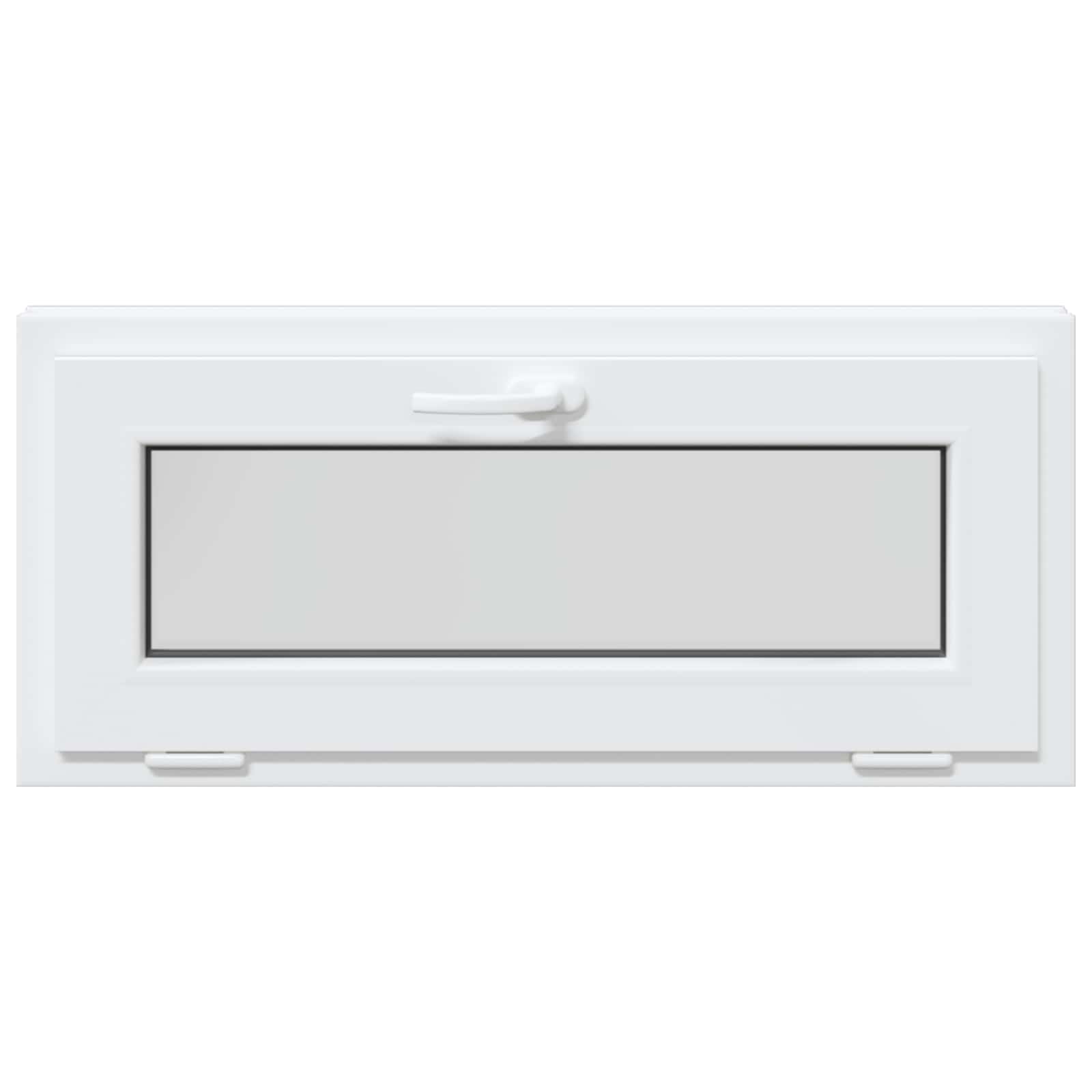 Kellari-Ikkuna Risor 90 X 40 Cm Pvc Ja Lasi Valkoinen