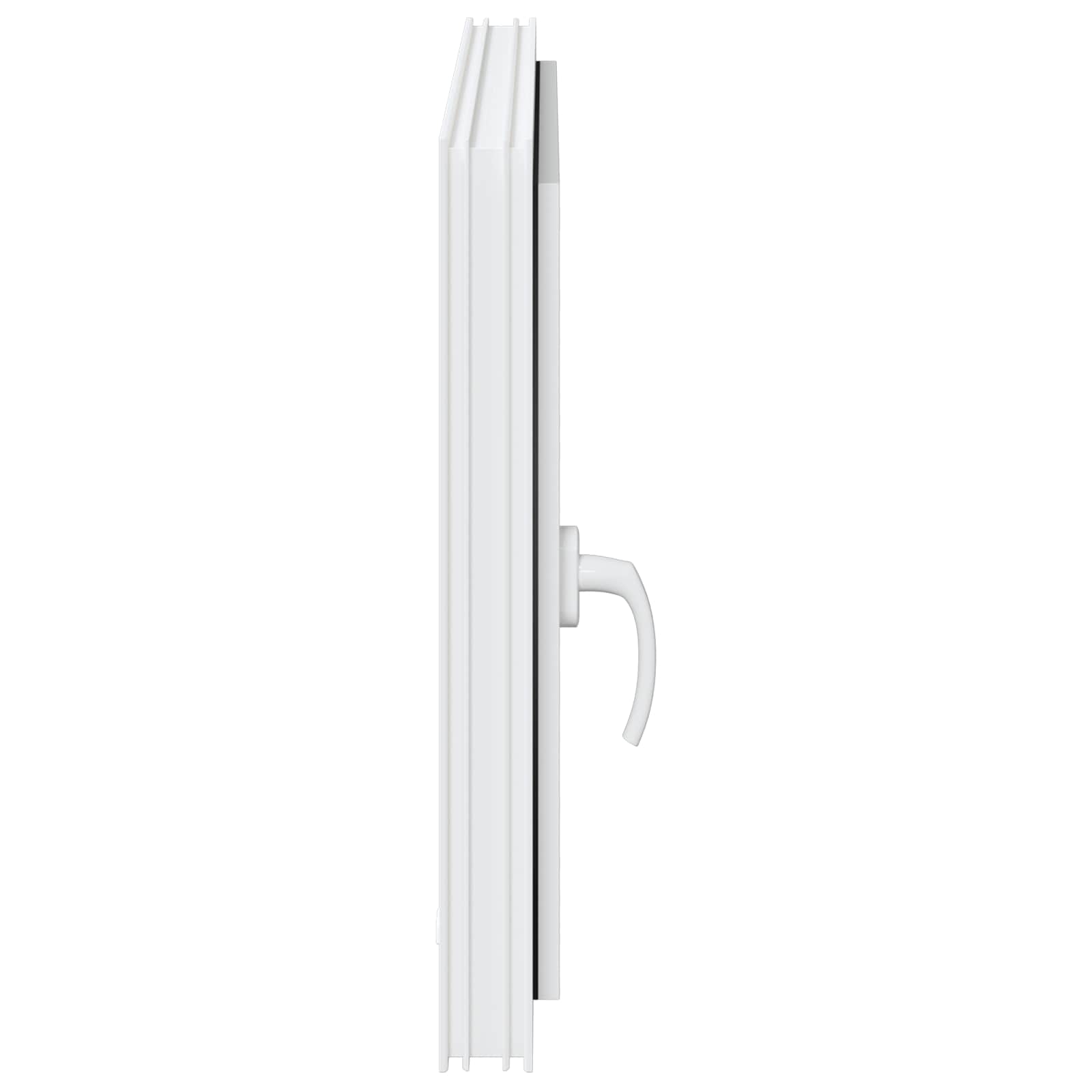 Kellari-Ikkuna Risor 80 X 60 Cm Pvc Ja Lasi Valkoinen