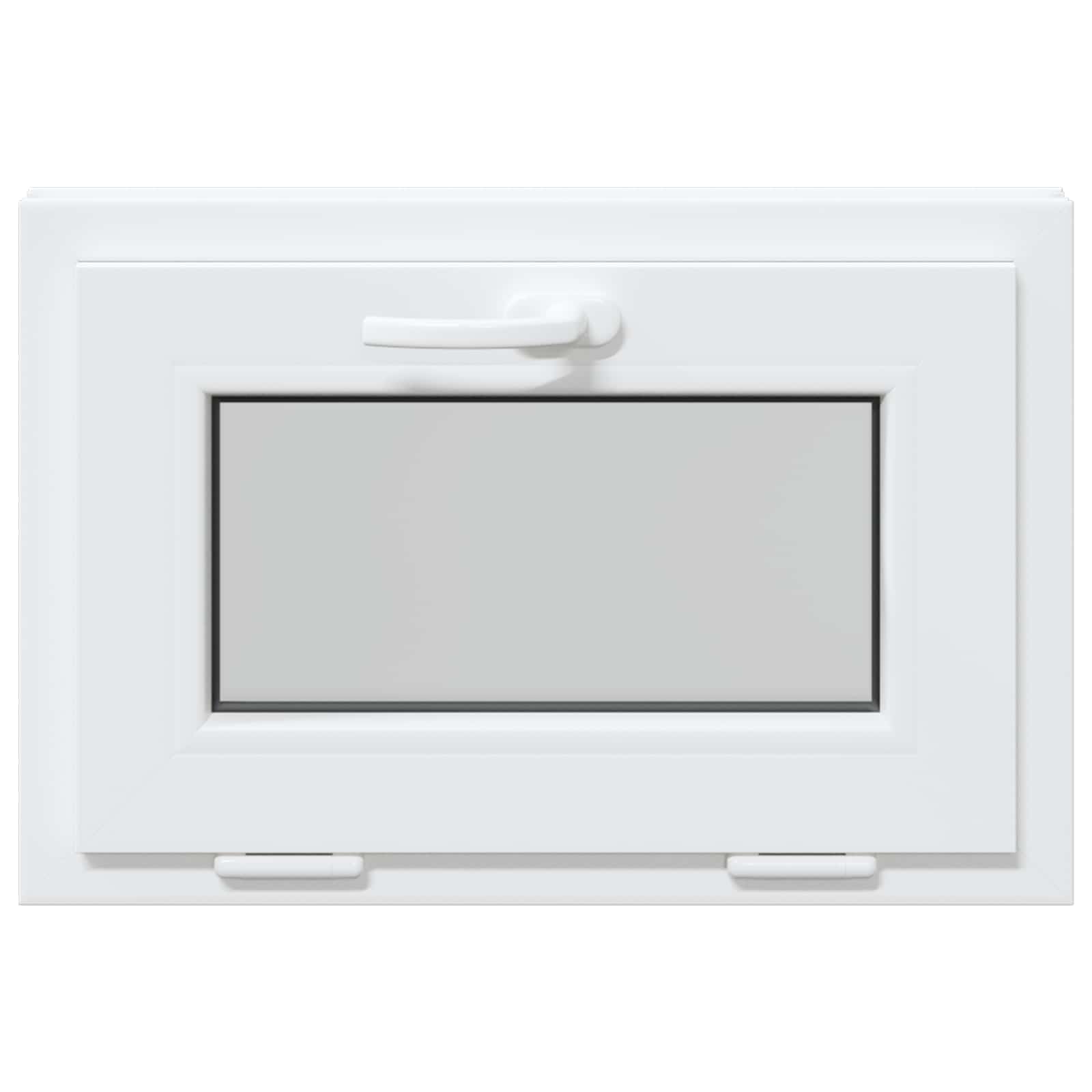 Kellari-Ikkuna Risor 60 X 40 Cm Pvc Ja Lasi Valkoinen