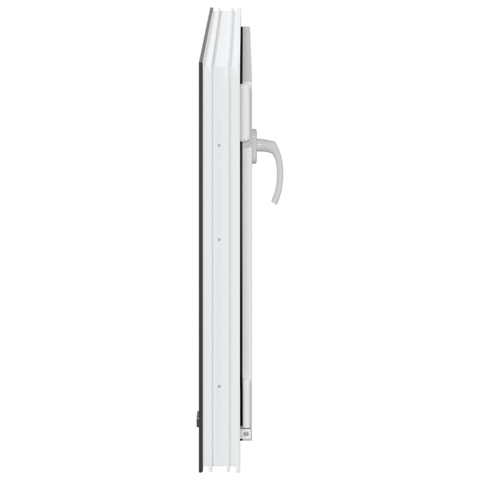 Kellari-Ikkuna Risor 80 X 50 Cm Pvc Ja Lasi Antrasiitti