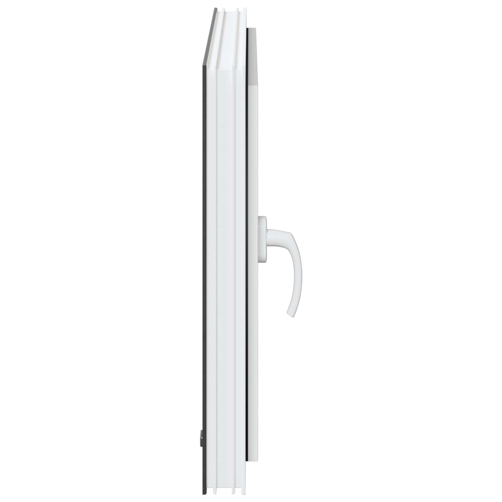 Kellari-Ikkuna Risor 80 X 50 Cm Pvc Ja Lasi Antrasiitti
