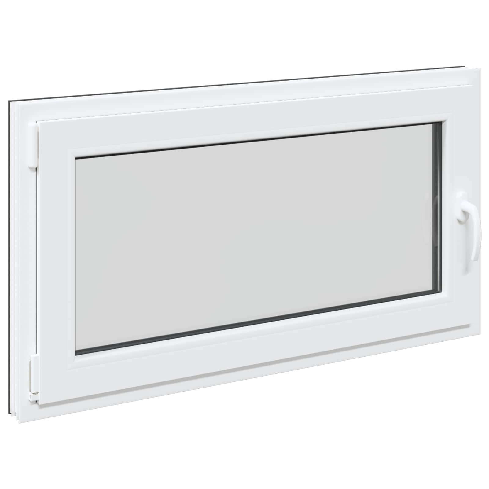 Kellari-Ikkuna Risor 110 X 60 Cm Pvc Ja Lasi Antrasiitti
