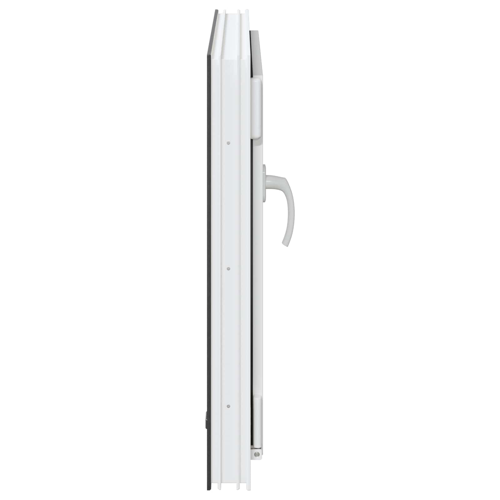 Kellari-Ikkuna Risor 50 X 50 Cm Pvc Ja Lasi Antrasiitti