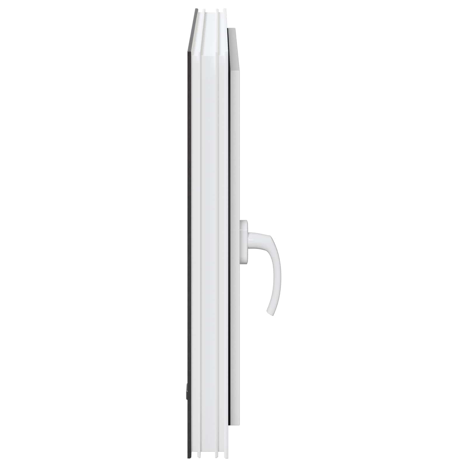 Kellari-Ikkuna Risor 60 X 60 Cm Pvc Ja Lasi Antrasiitti