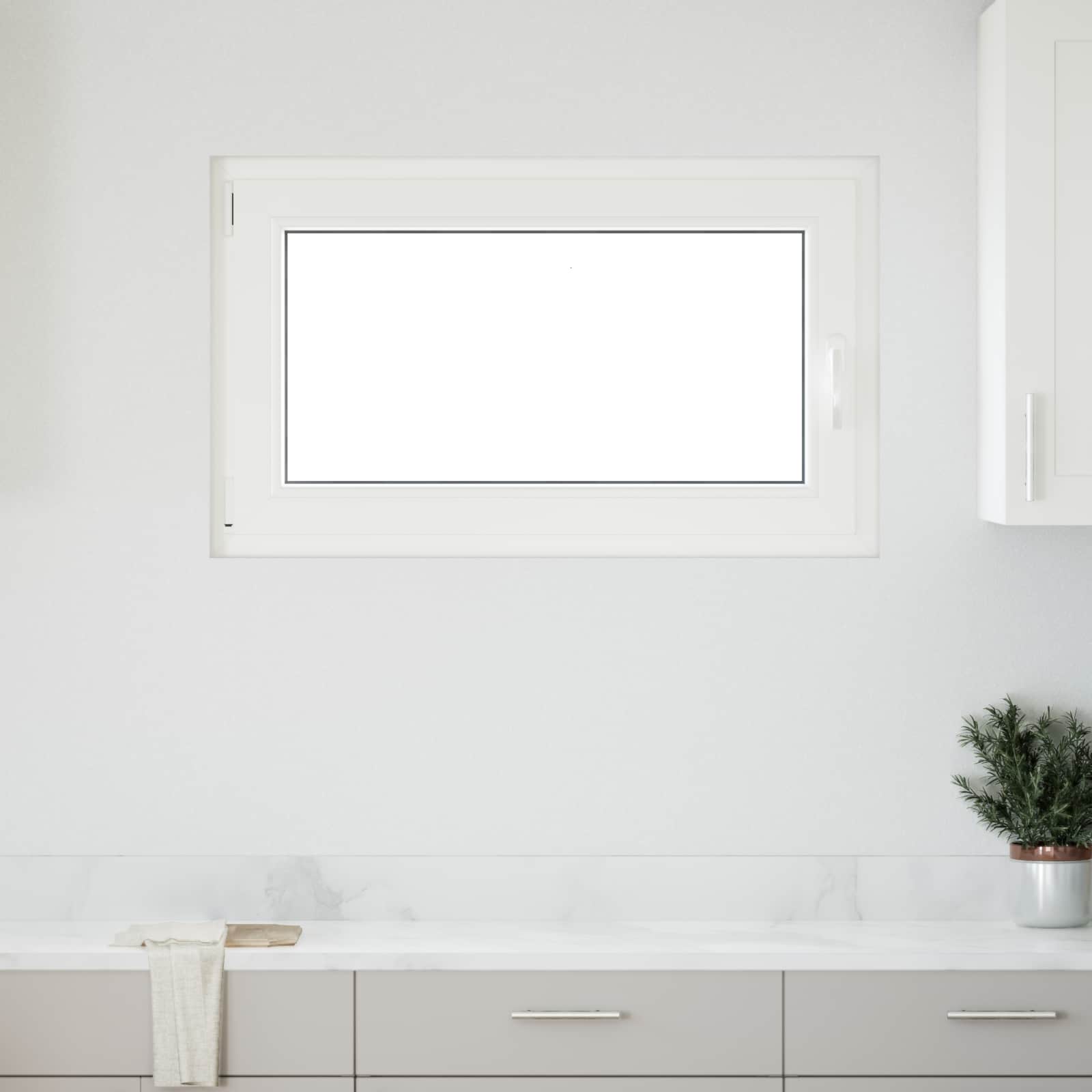 Kellari-Ikkuna Risor 100 X 50 Cm Pvc Ja Lasi Antrasiitti