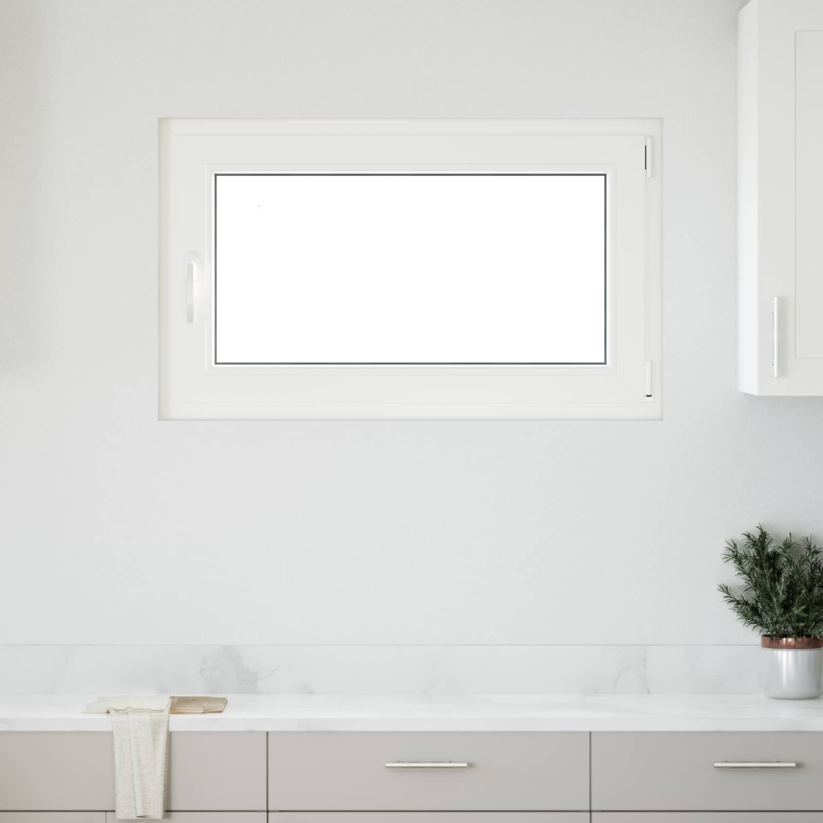Kellari-Ikkuna Risor 100 X 70 Cm Pvc Ja Lasi Antrasiitti