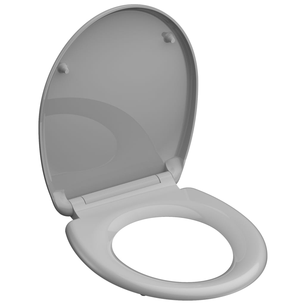 Schütte Duroplast Wc-Istuin Soft-Close Pikavapautustoiminnolla Grey