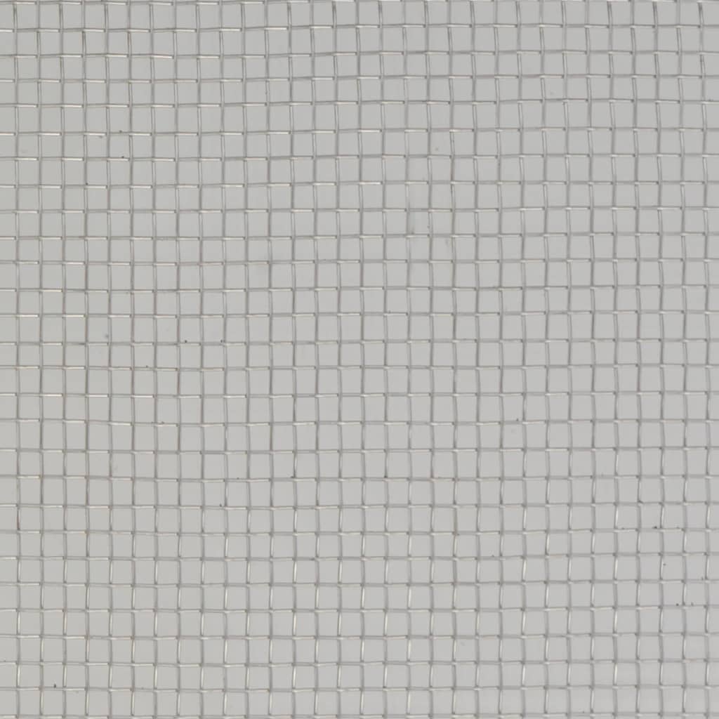 Verkkosuoja Ruostumaton Teräs 100X500 Cm Hopea
