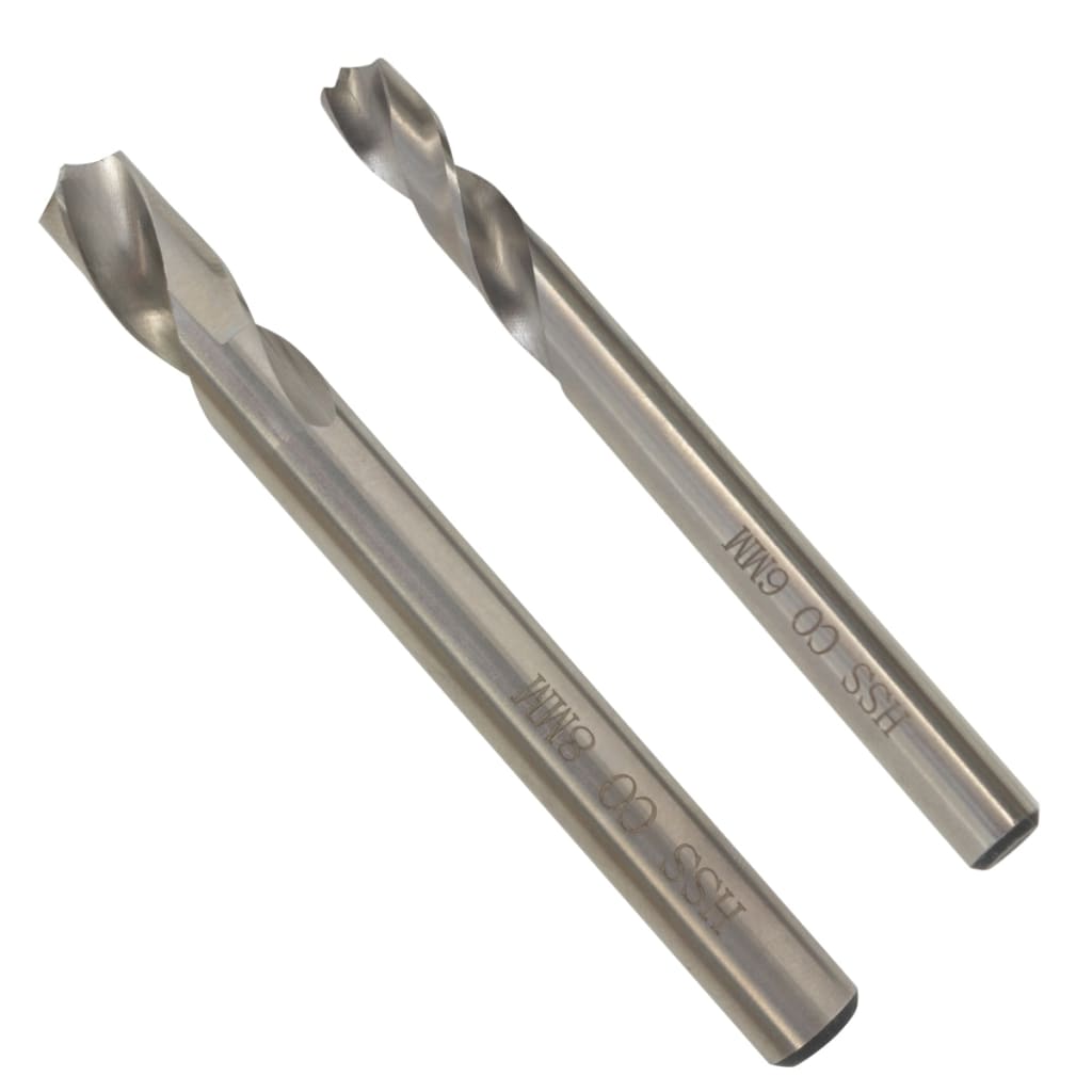 2-Osainen Pistehitsauksen Poranteräsarja 6/8 Mm Hss