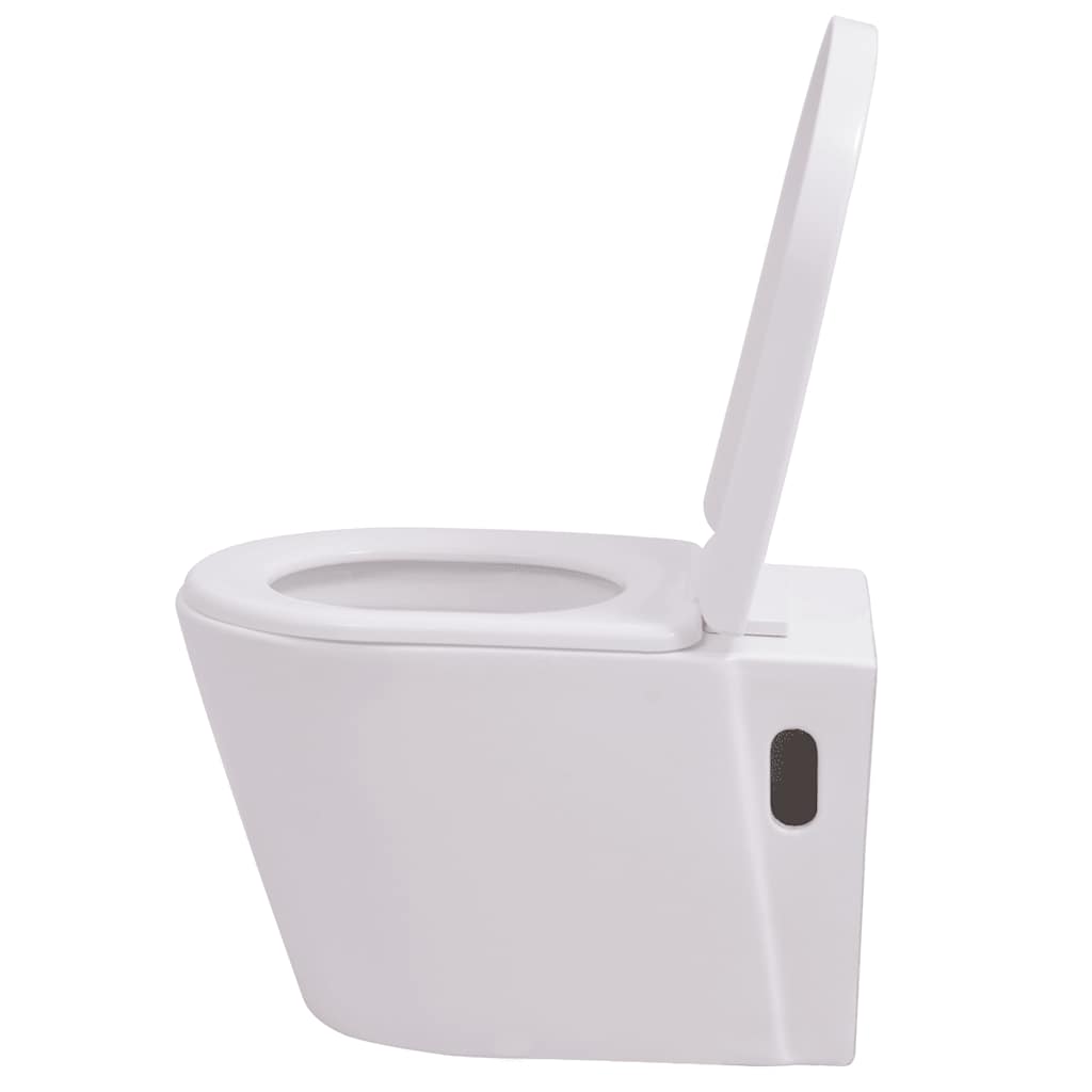Wc Piilotetulla Vesisäiliöllä Keraaminen Valkoinen