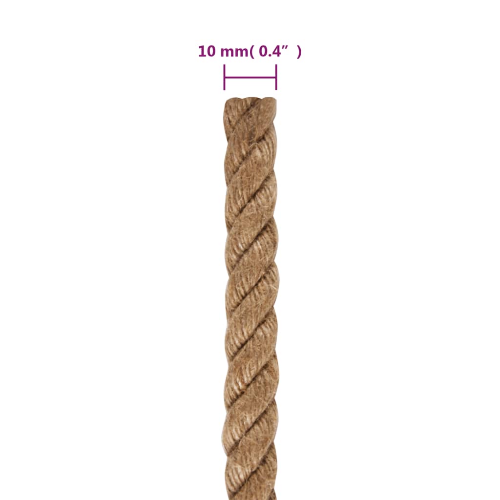 Köysi 100% Juutti 10 Mm 100 M