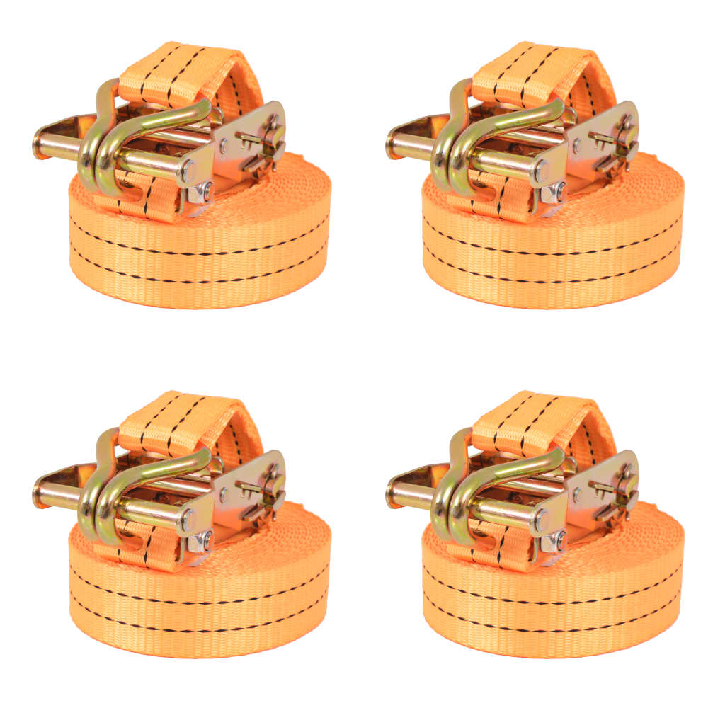 Räikkä Kuormaliinat 4 Kpl 1 Tonnia 6Mx38Mm Oranssi