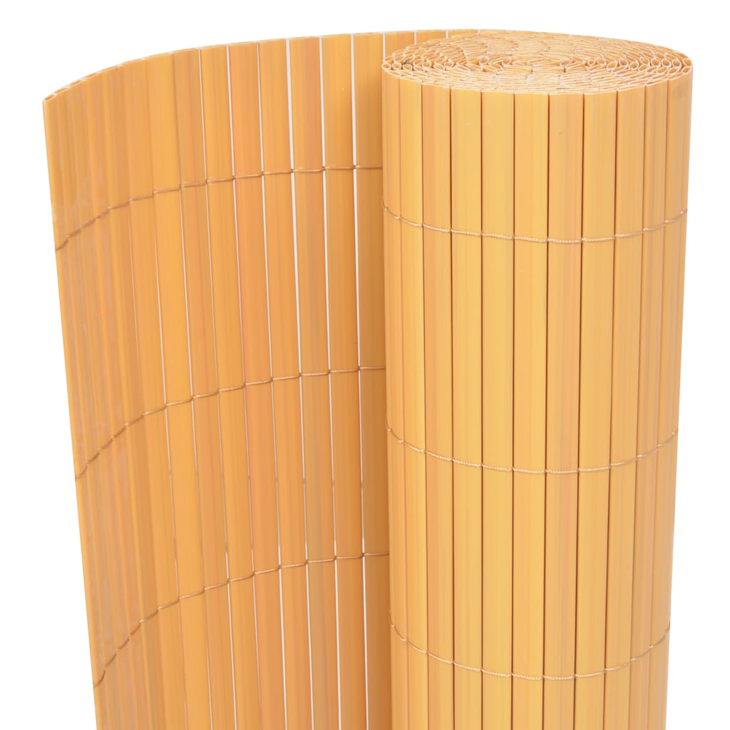 Kaksipuolinen Puutarha-Aita Pvc 90X500 Cm Keltainen