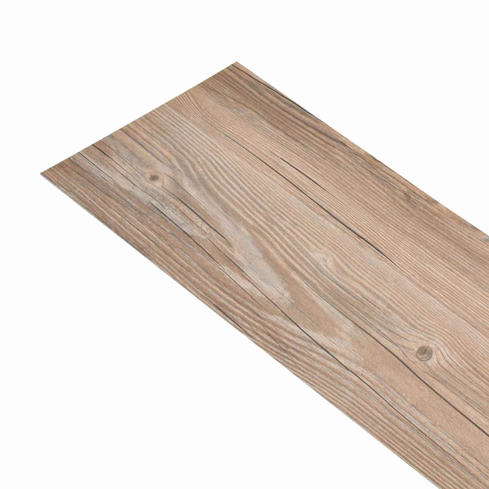 Lattialankut 18 Pcs Ruskea 5,26 M² Polyvinyylikloridi