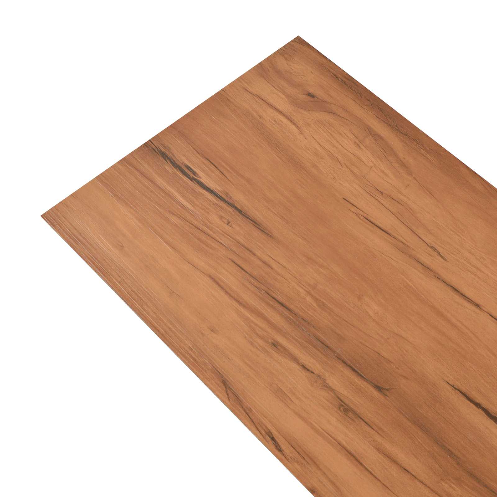 Lattialankut 18 Pcs Ruskea 5,26 M² Polyvinyylikloridi