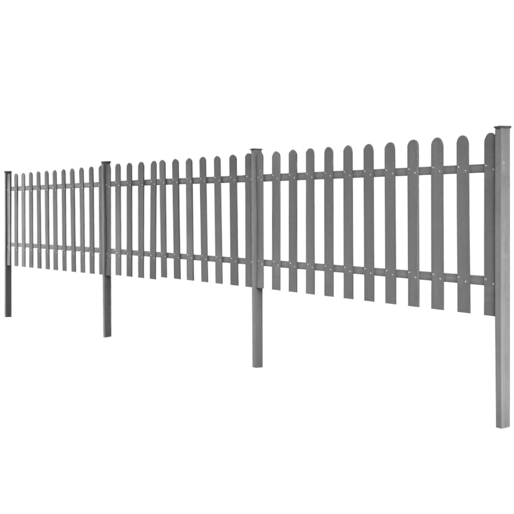 Puuaita Tolpilla 3 Kpl Wpc 600X60 Cm