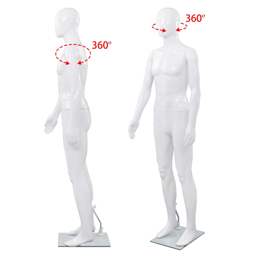 Aidon Kokoinen Mallinukke Lasijalustalla 185 Cm