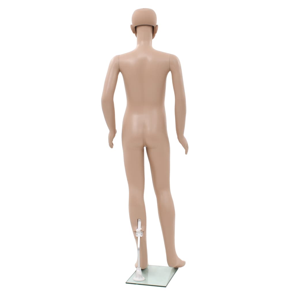 Aidon Kokoinen Lapsimallinukke Lasijalustalla 140 Cm Beige