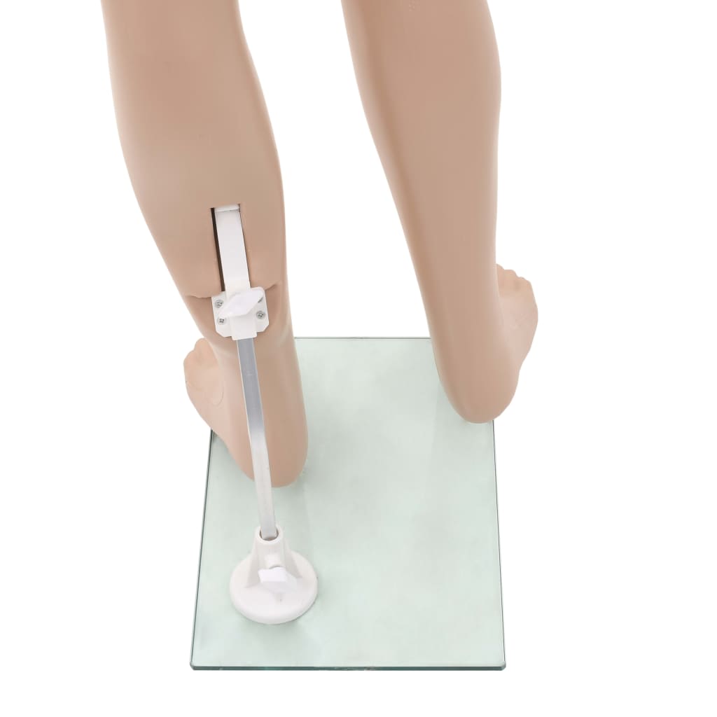 Aidon Kokoinen Lapsimallinukke Lasijalustalla 140 Cm Beige
