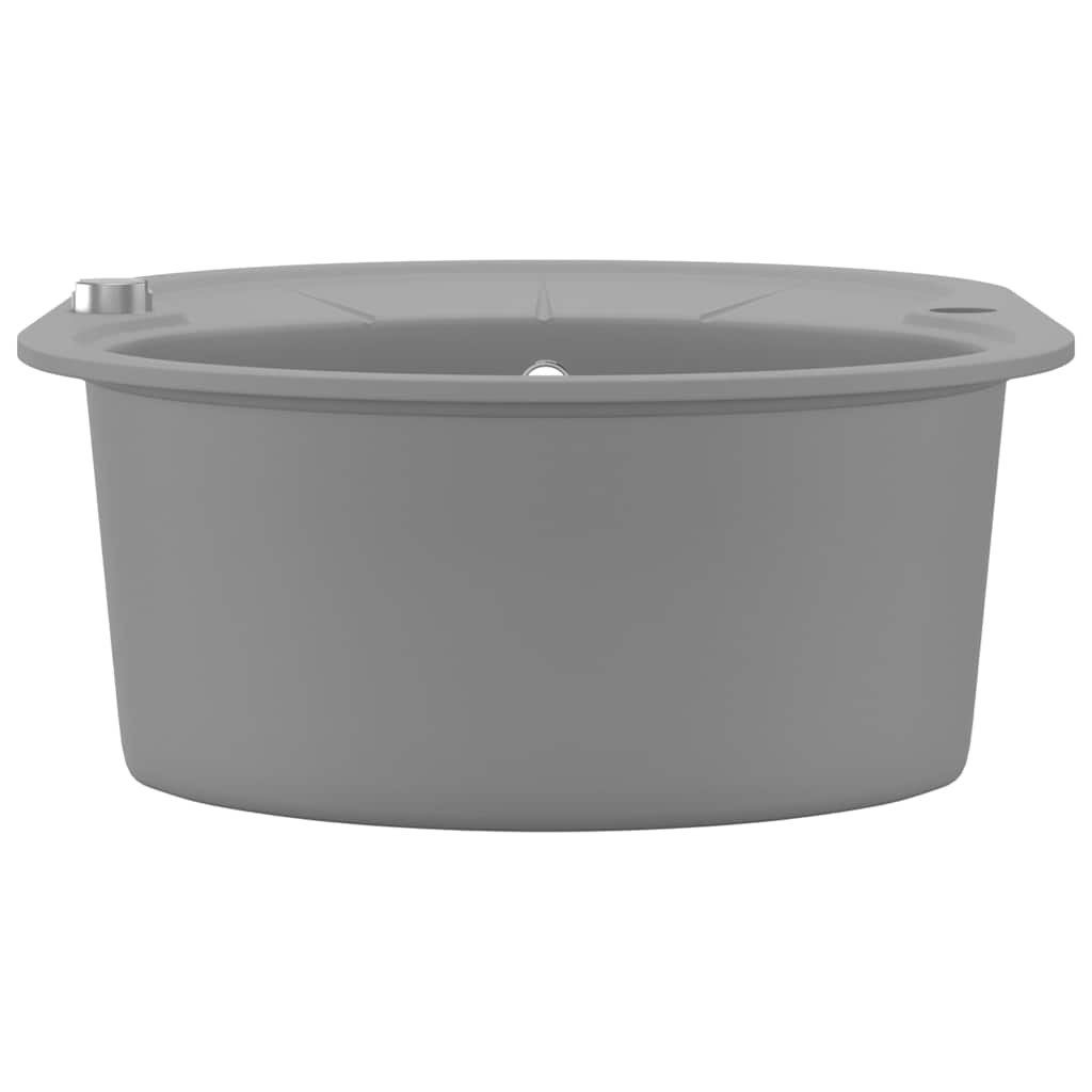 Keittiön Pesuallas Graniitti Soikea Harmaa