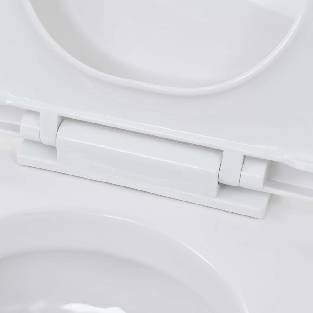 Seinään Kiinnitettävä Wc-Istuin Keraaminen Valkoinen