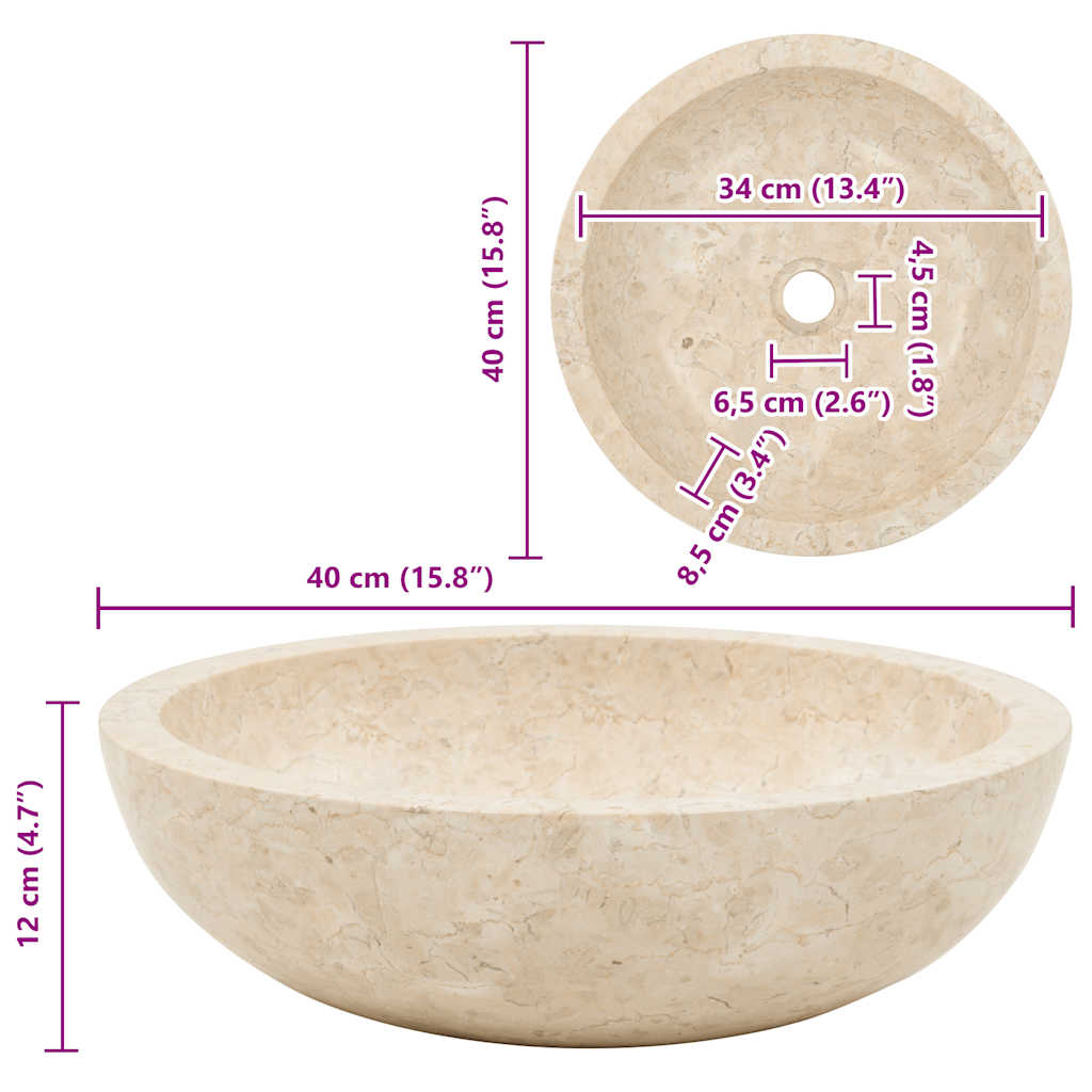 Pesuallas Marmori 40X12 Cm Kerma