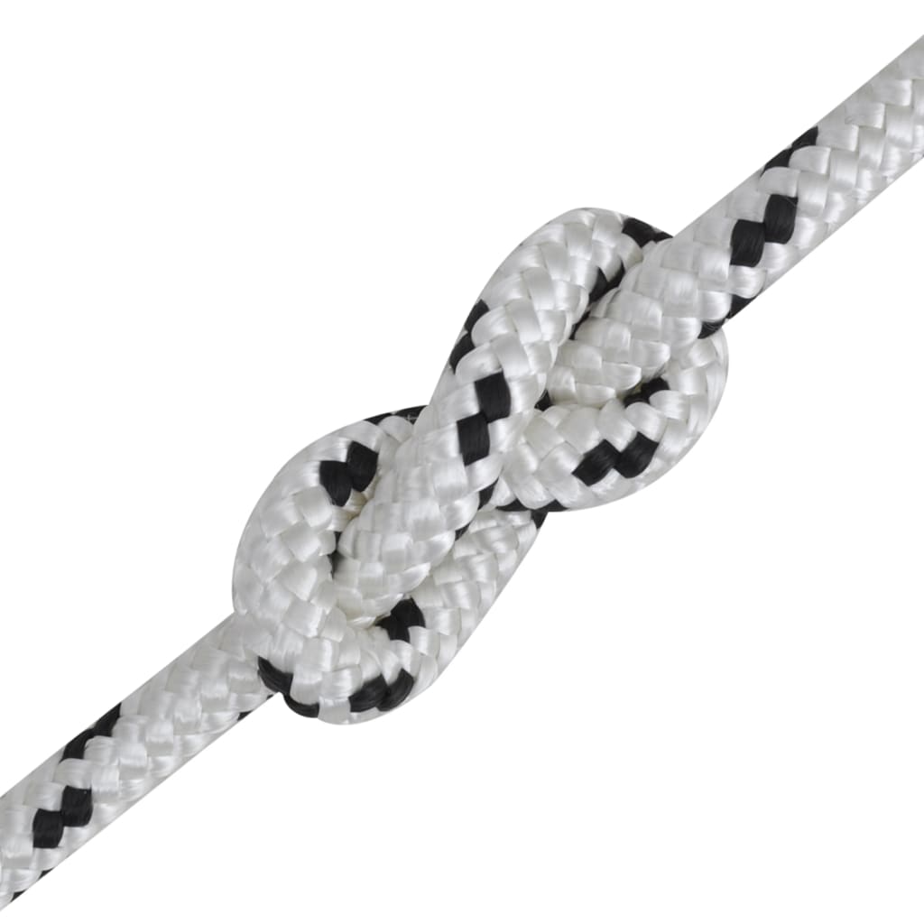 Punottu Veneköysi Polyesteri 6 Mm 250 M Valkoinen