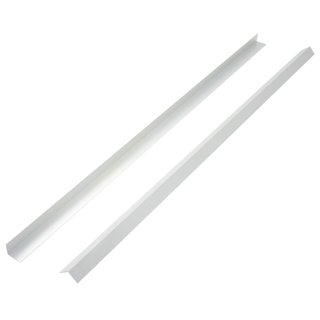 Reunuslauta 5 Kpl Alumiini 170 Cm Hopea